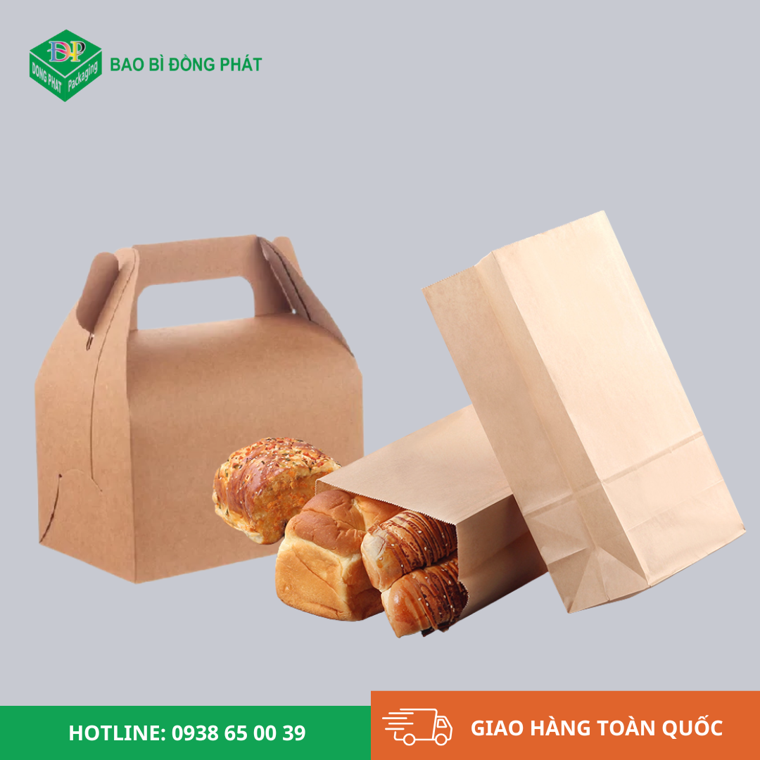 Hộp giấy Kraft đựng thức ăn