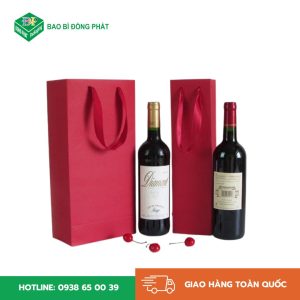 Túi giấy đựng rượu