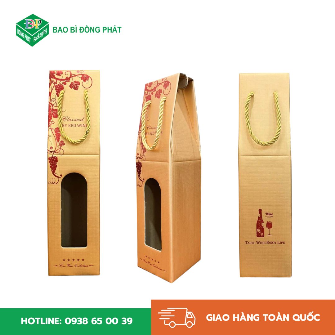 Hộp giấy đựng rượu