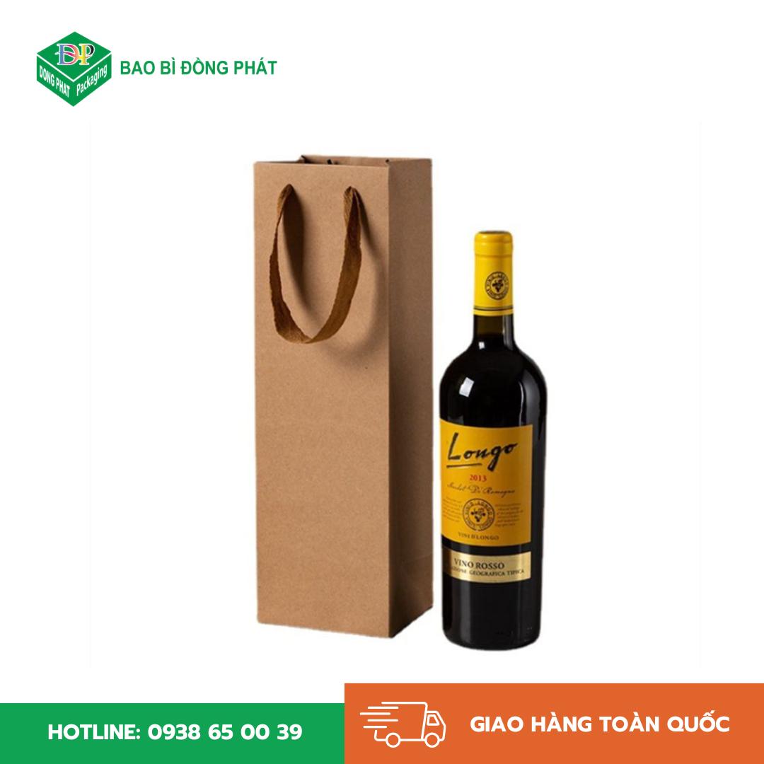 Túi giấy đựng rượu