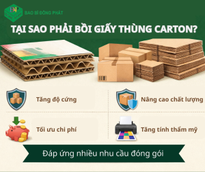 Tại sao phải bồi giấy carton