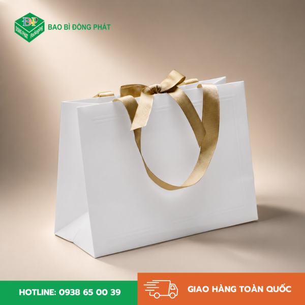Túi giấy quai lụa