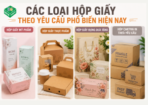 Các loại hộp giấy phổ biến