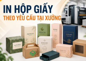In hộp giấy
