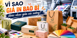 Vì sao giá in bao bì khác nhau giữa các xưởng