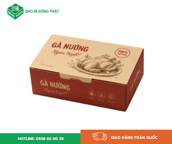 Hộp đựng gà nướng