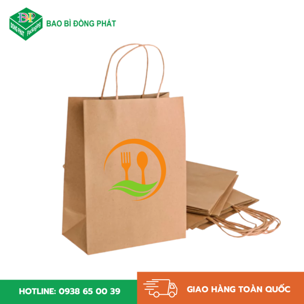Túi giấy Kraft nâu